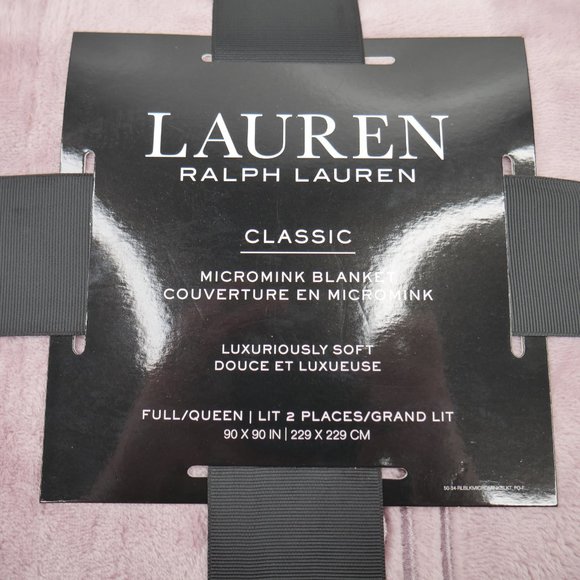 Lauren Ralph Lauren Micromink Blanket Full/Queen - Picture 3 of 4